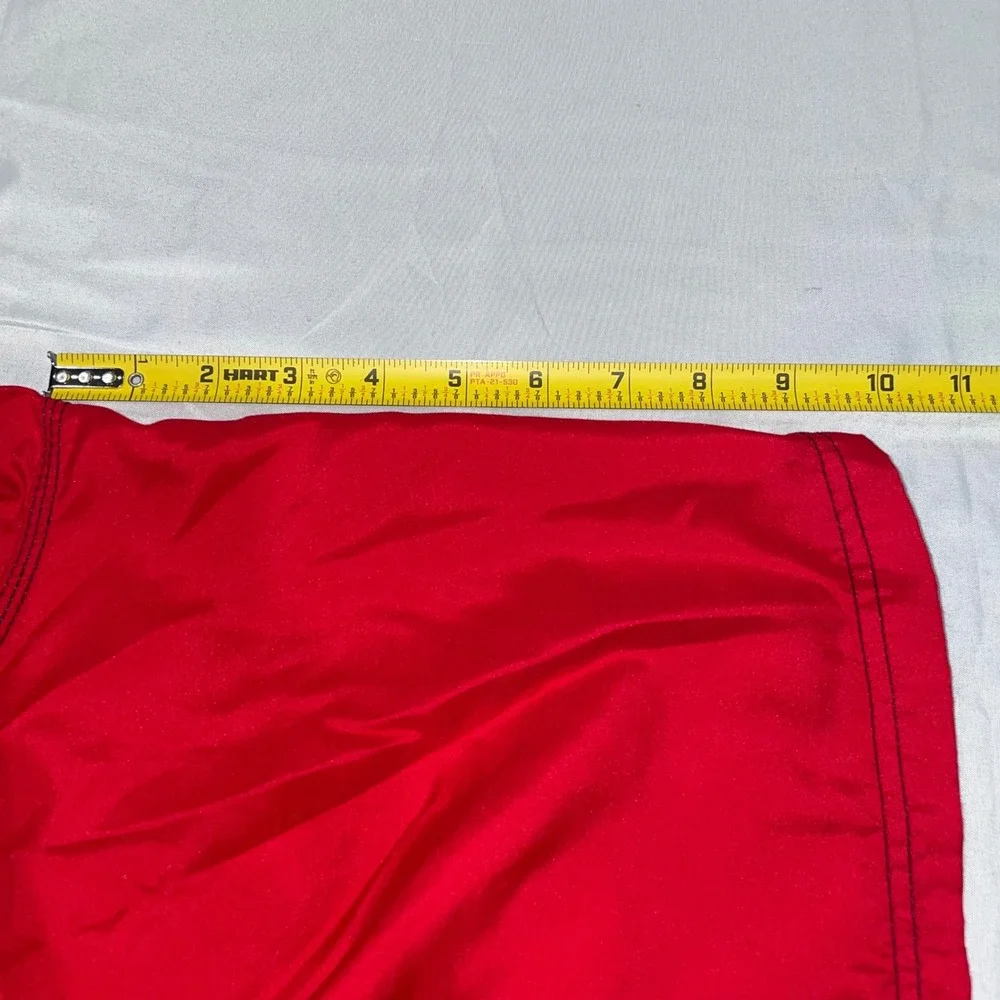 OP Ocean Pacific Mens Red Cargo Swim Trunks Board Shorts Size Large 36-38